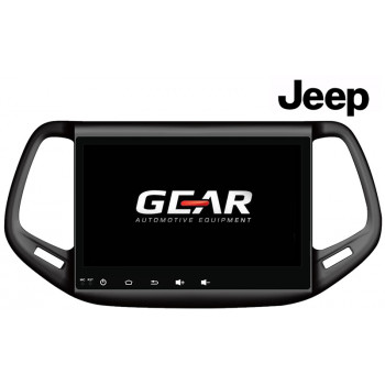 Gear 10.1 Ιντσών Οθόνη Εργοστασιακού Τύπου για Jeep Compass με Navigation Bluetooth και WiFi JE04