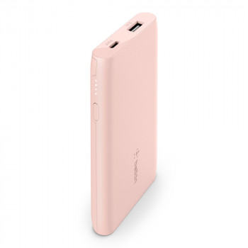 Belkin Boost Charge Φορητό Power Bank Μαύρο POWER BANK 5000mAh USB-A Ροζ Χρυσό