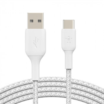 Belkin Πανίσχυρο Άσπρο Καλώδιο USB-A σε USB-C 2,0 μέτρα