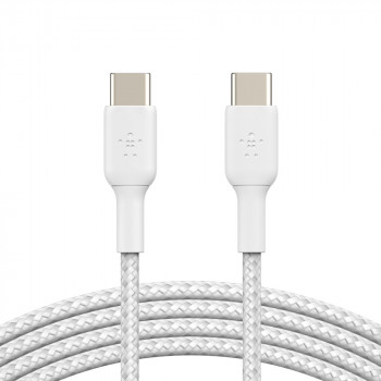 Belkin Πανίσχυρο Άσπρο Καλώδιο USB-C σε USB-C 1,0 μέτρο