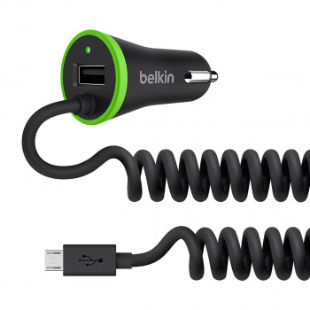 Belkin Φορτιστής Αυτοκινήτου USB Port με Καλώδιο Micro USB 3,4 A 17 W